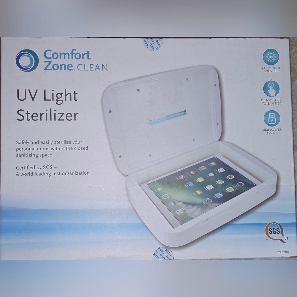 Comfort Zone Clean UV Light Sterilizer New In Original Box